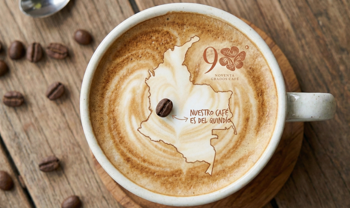 Origen del café Noventa Grados en Salento, Quindío